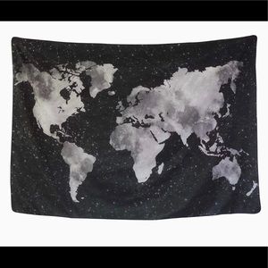 World Map tapestry